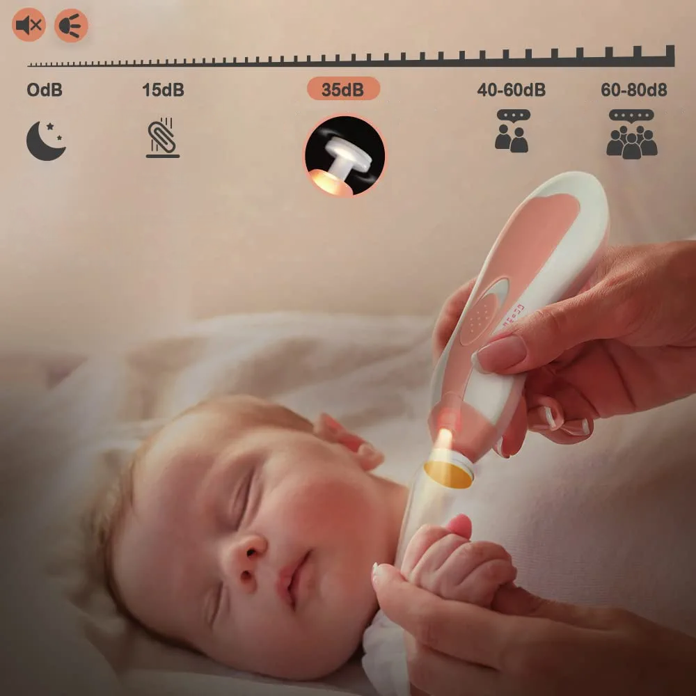SafetyTrimmer™ | Baby LED Nageltrimmer Set